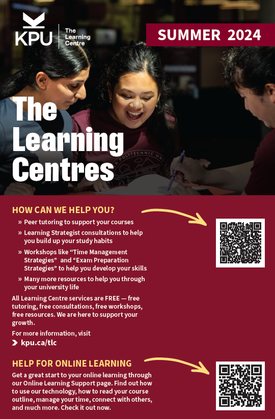 The Learning Centres: Services Guidebook Summer 2024